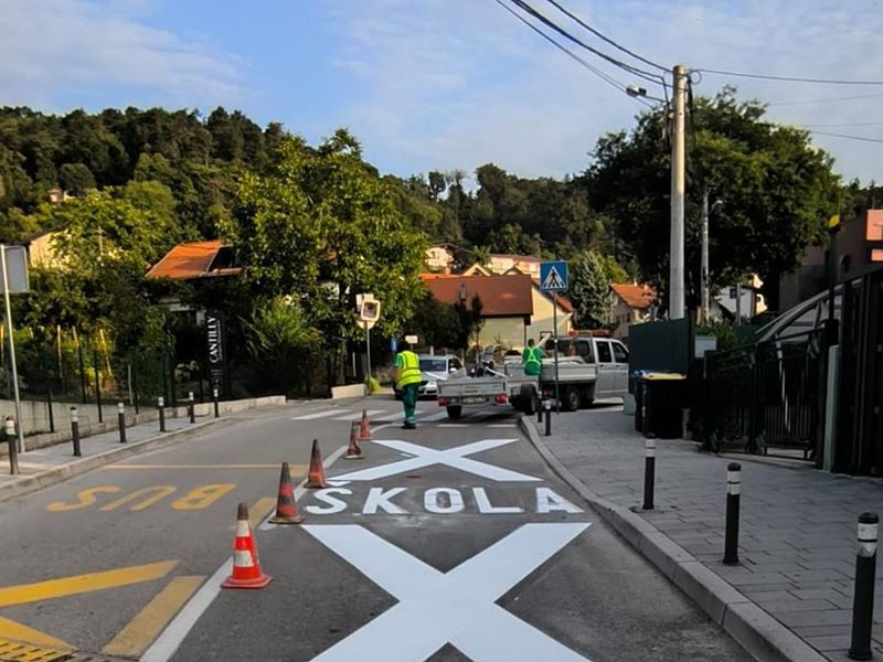 Obnova prometne signalizacije kod škola i vrtića