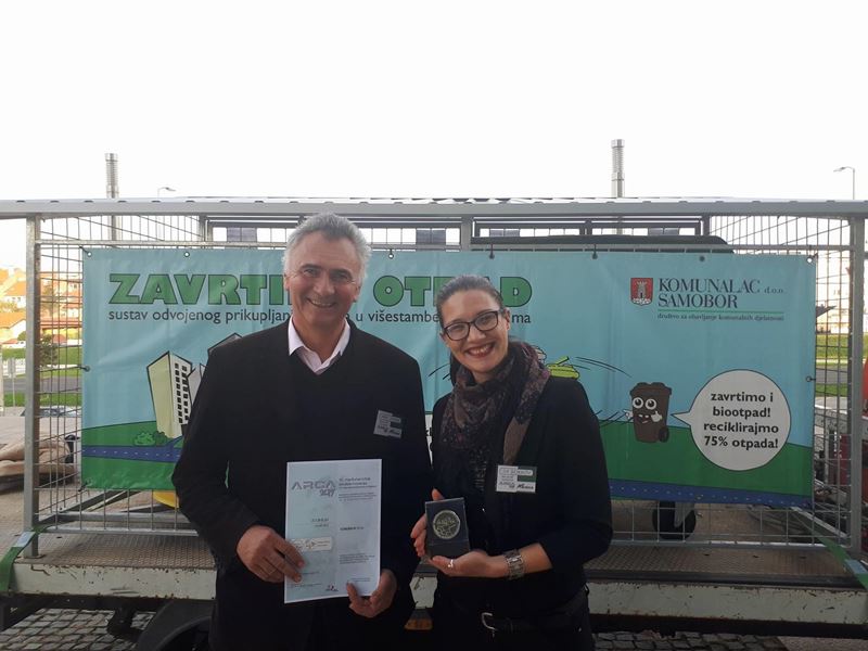 Srebro za Komunalac na 15. Međunarodnoj izložbi inovacija ARCA 2017