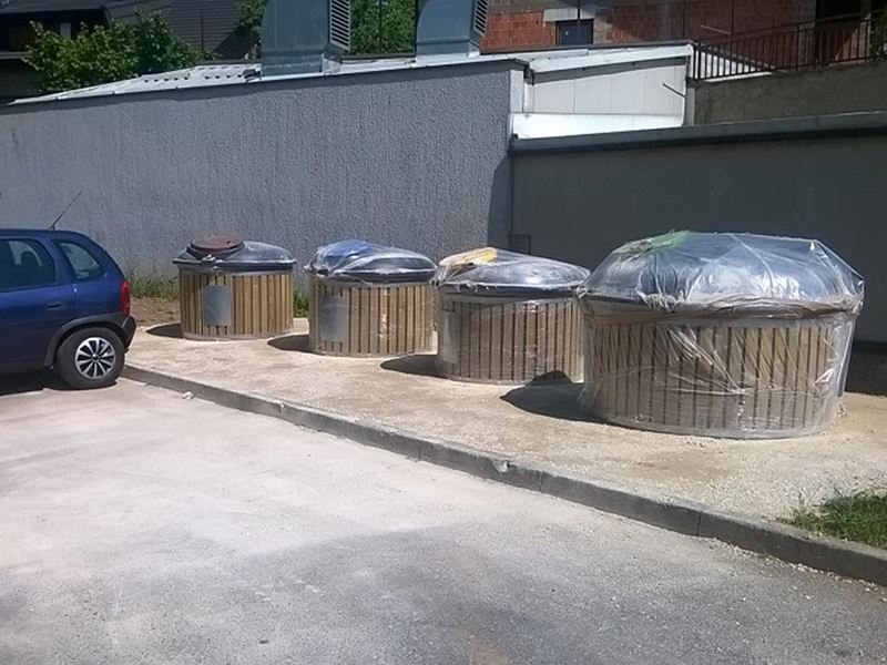 Polupodzemni kontejneri u Ulici 9. svibnja