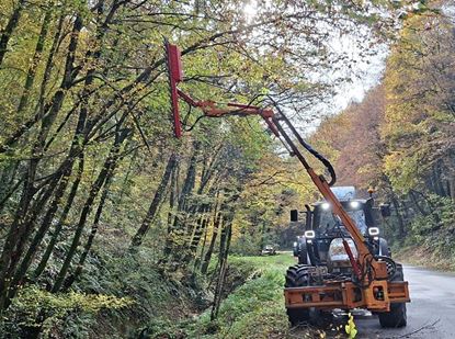 Orezivanje granja uz ceste