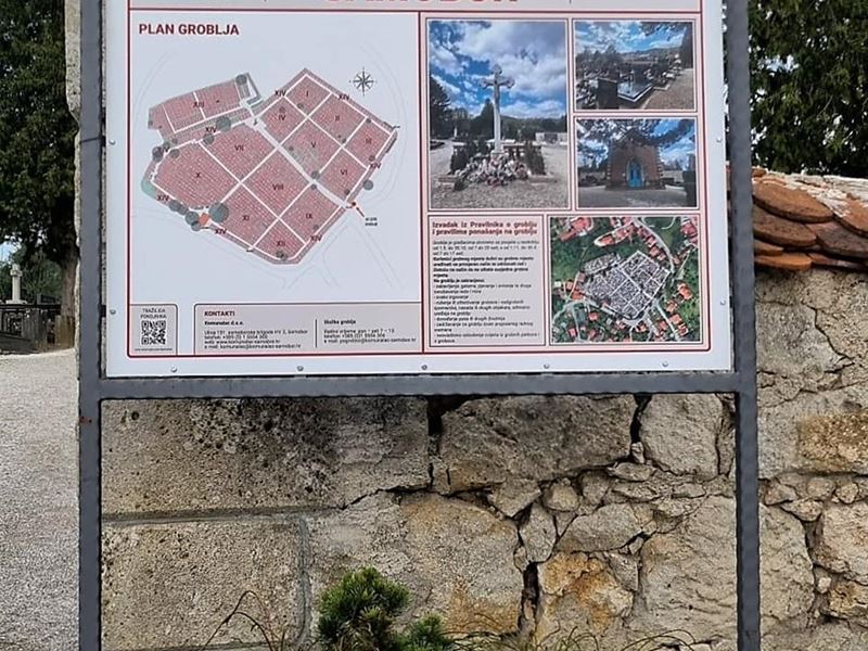 Novosti na ulazima groblja