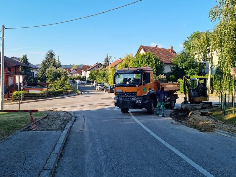 Radovi na raskrižju Samostanske i Nazorove ulice