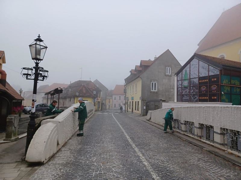 Uređenje grada za Advent u Samoboru