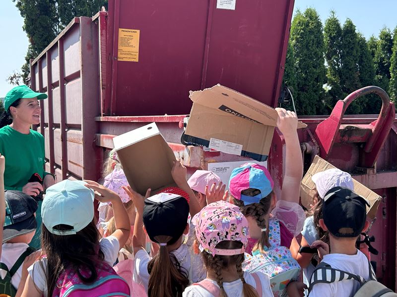Edukacija o odvajanju otpada u reciklažnom dvorištu